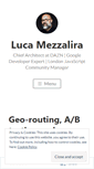 Mobile Screenshot of lucamezzalira.com